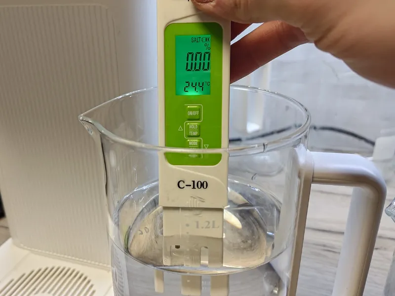Temperatura wody filtrowanej