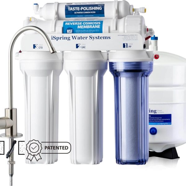 iSpring RCC7 5-stopniowy system filtrowania wody pod zlewem odwróconej osmozy (1)