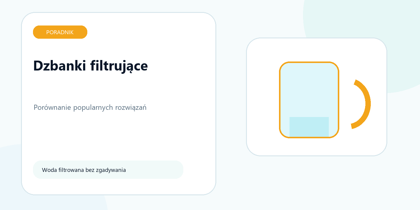Dzbanki filtrujące