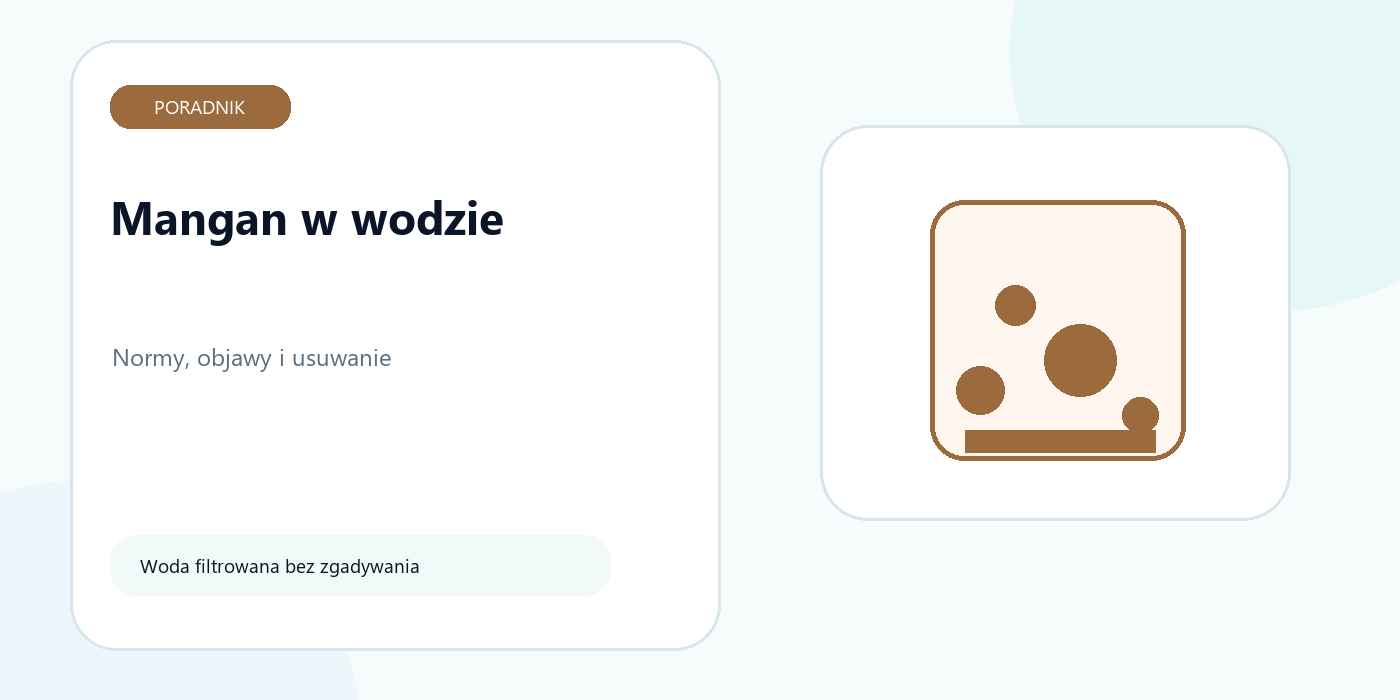 Mangan w wodzie