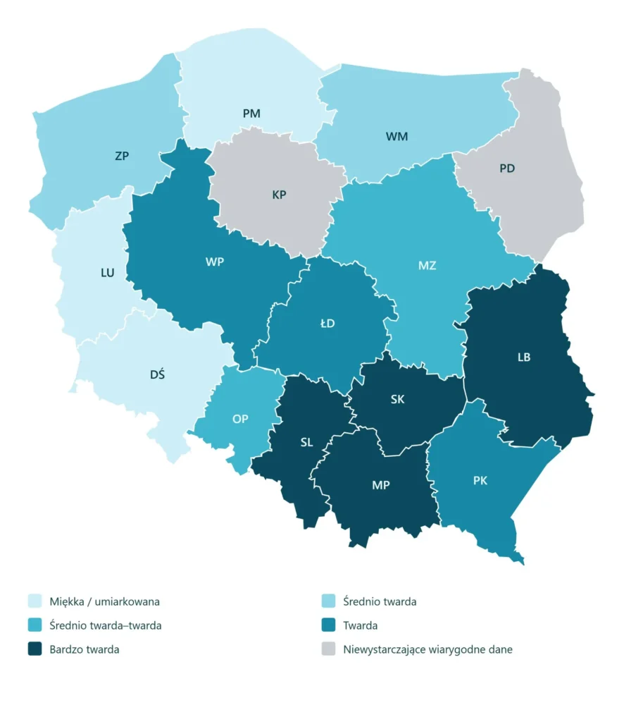 Co to jest twardość wody i jaka jest w Polsce? Przegląd regionów
