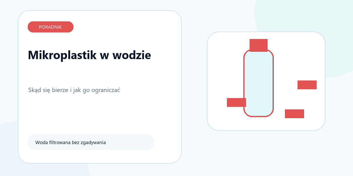 Mikroplastik w wodzie