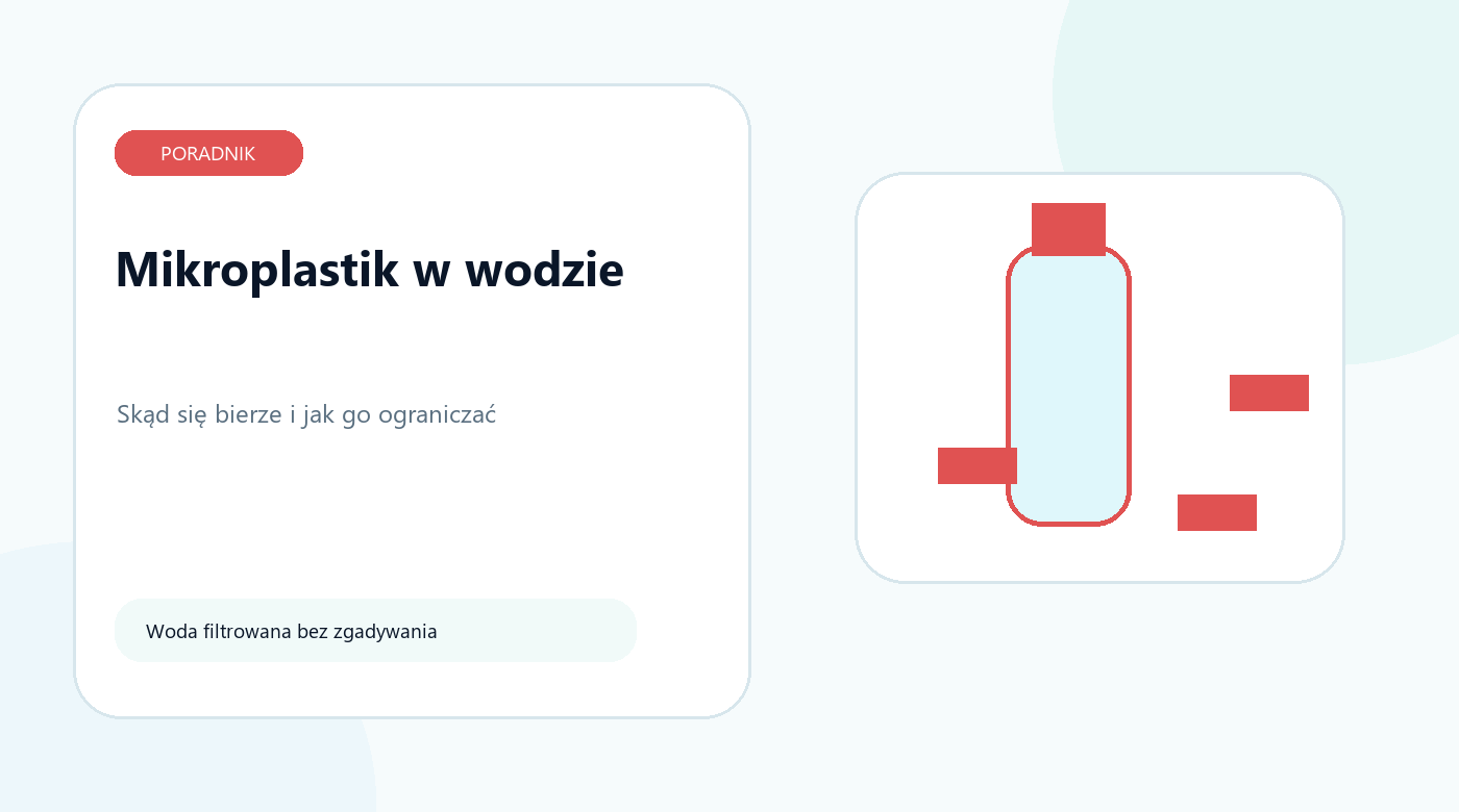 Mikroplastik w wodzie