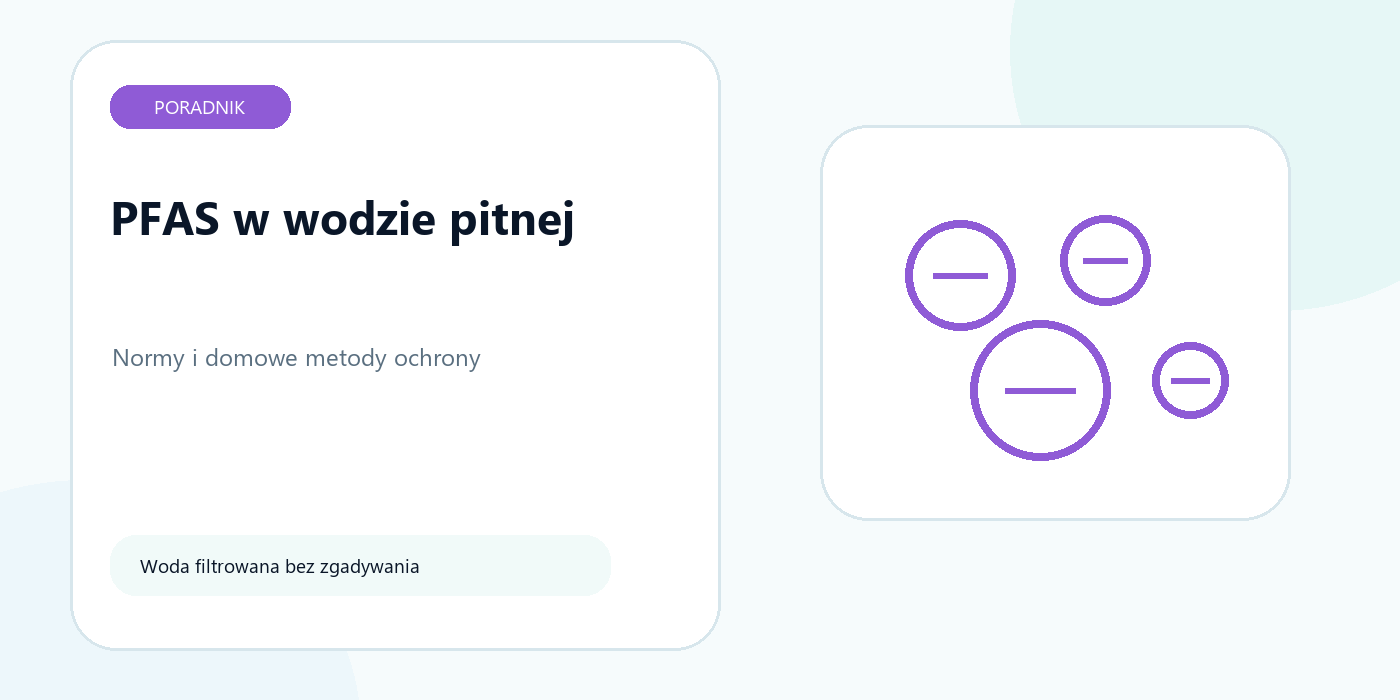 PFAS w wodzie pitnej