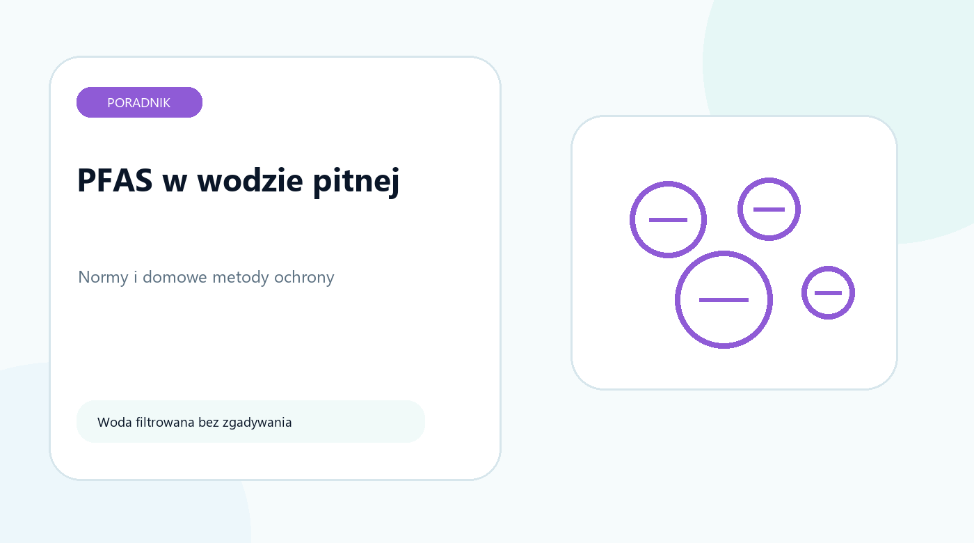 PFAS w wodzie pitnej